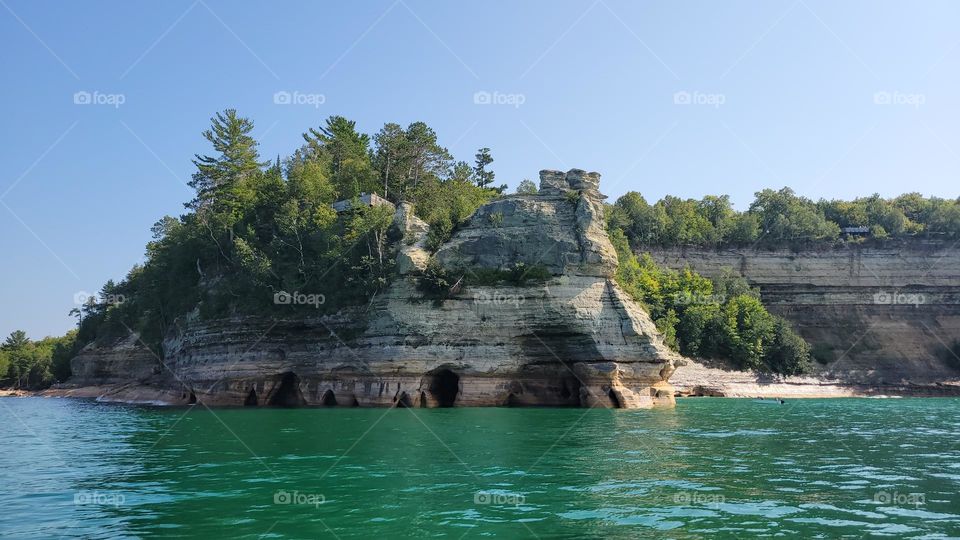 Pictured Rocks in Michigan's Upper Peninsula