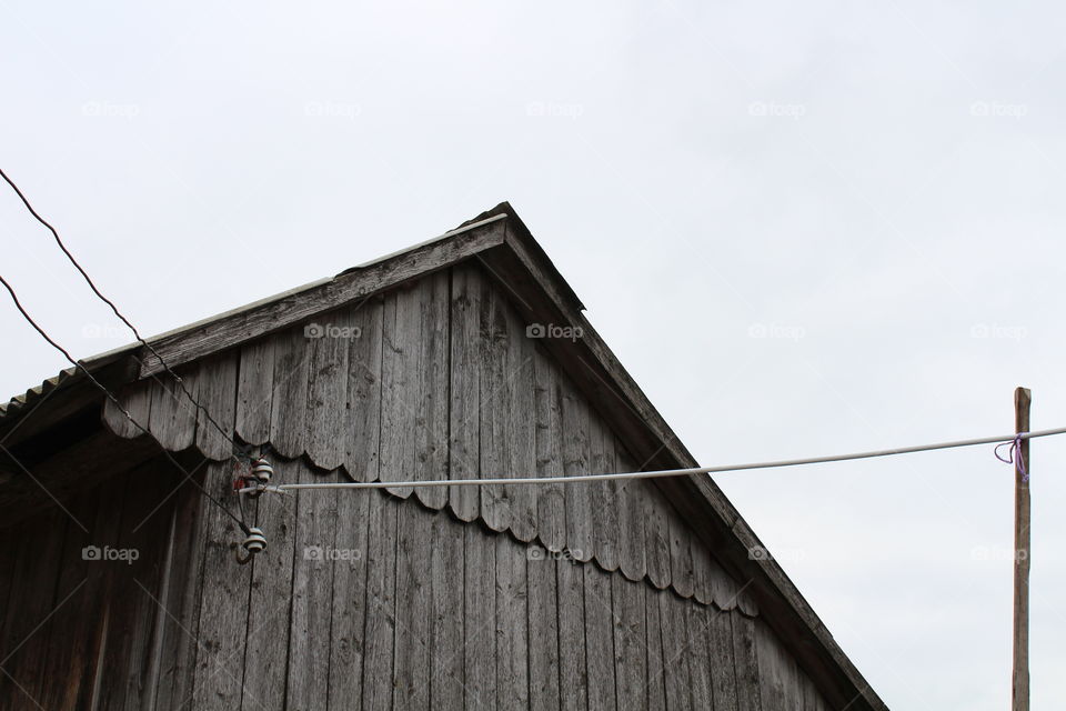 Barn and wires