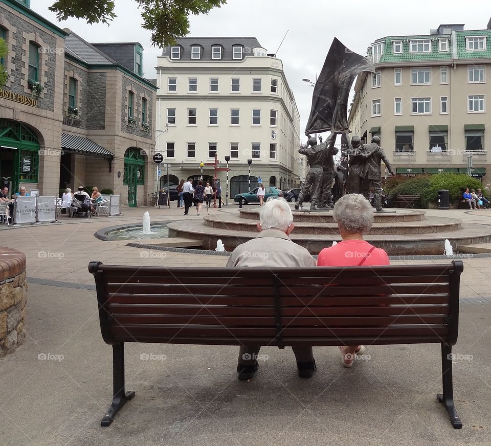 Liberation Square. Liberation Square in Jersey