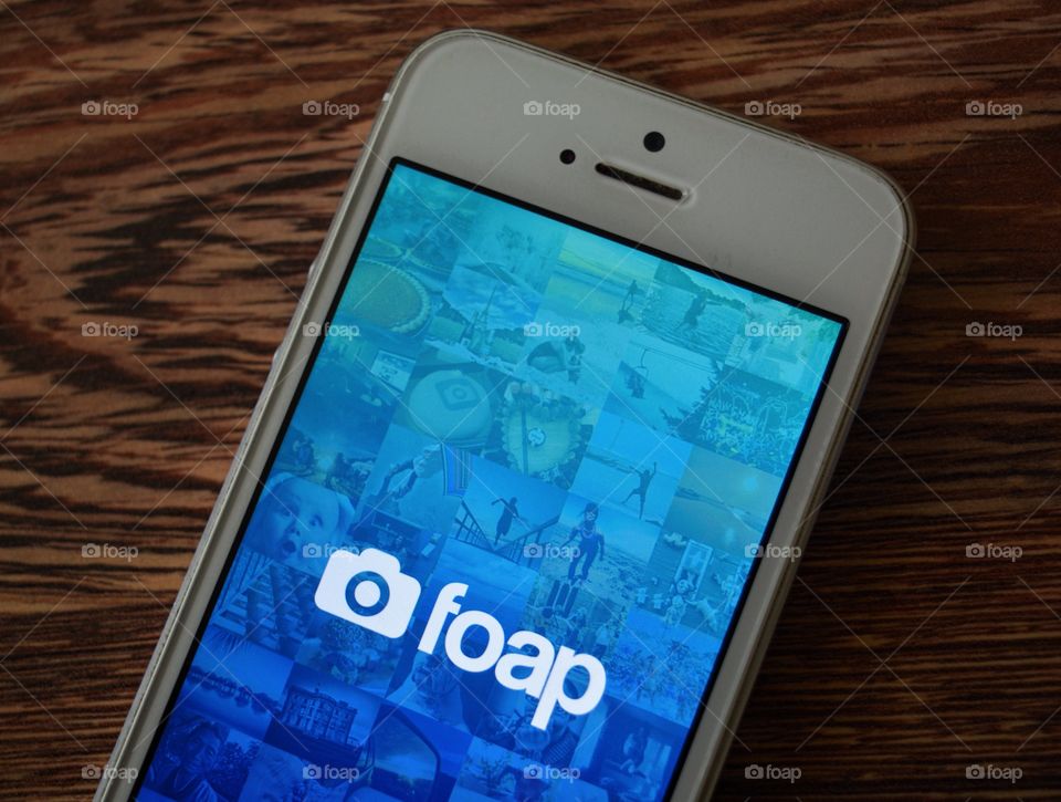 Using Foap app with smarphone