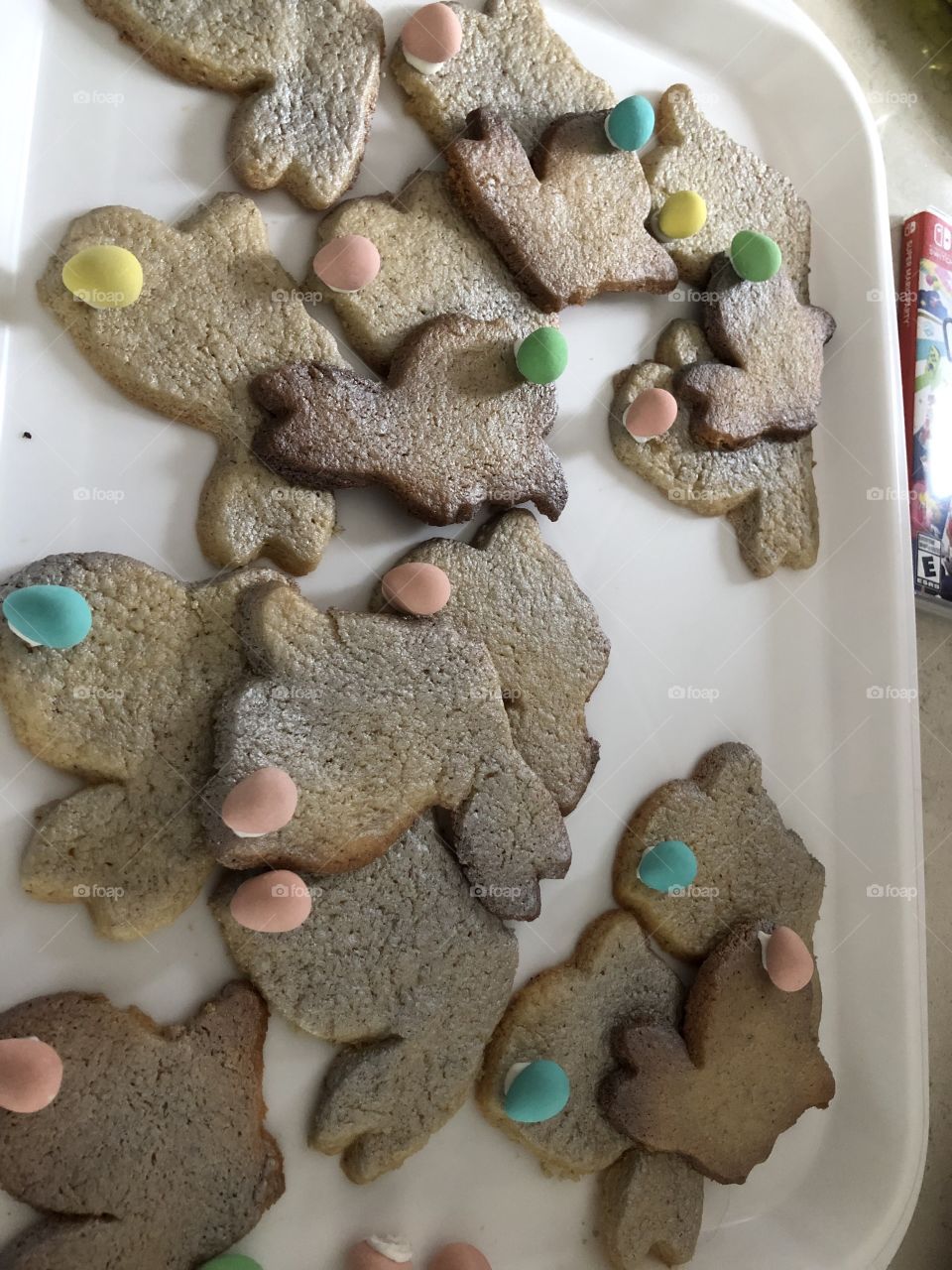Bunny cookies. Here comes Peter cotton tail.