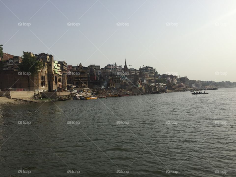 View of holy river gangas . This photo was taken exactly after 3 months from my accident . The accident that changed my life and still recovering from it 
