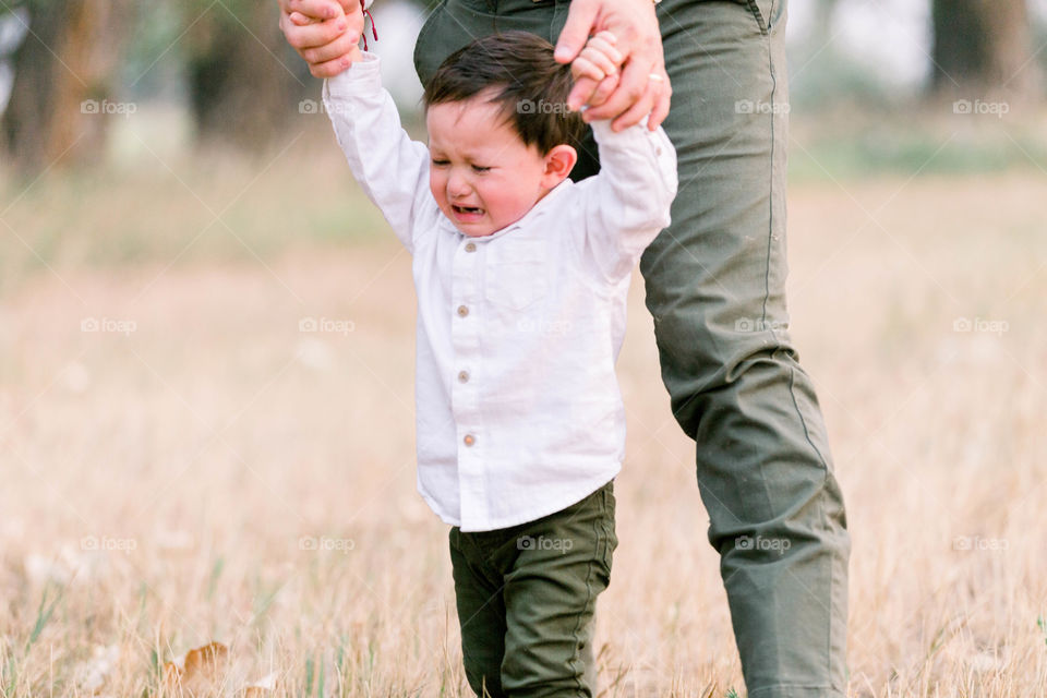 Boy walking