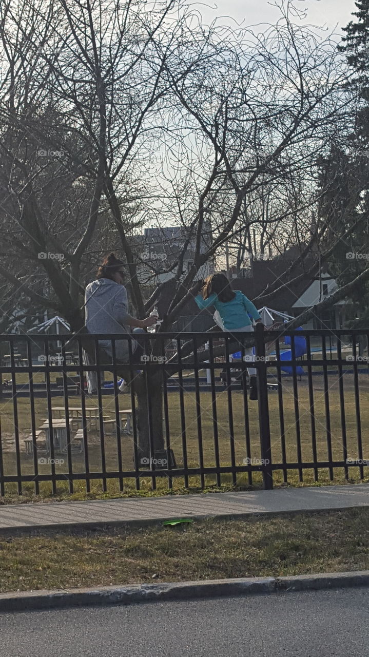 Early Signs of Spring!
Children playing in the park