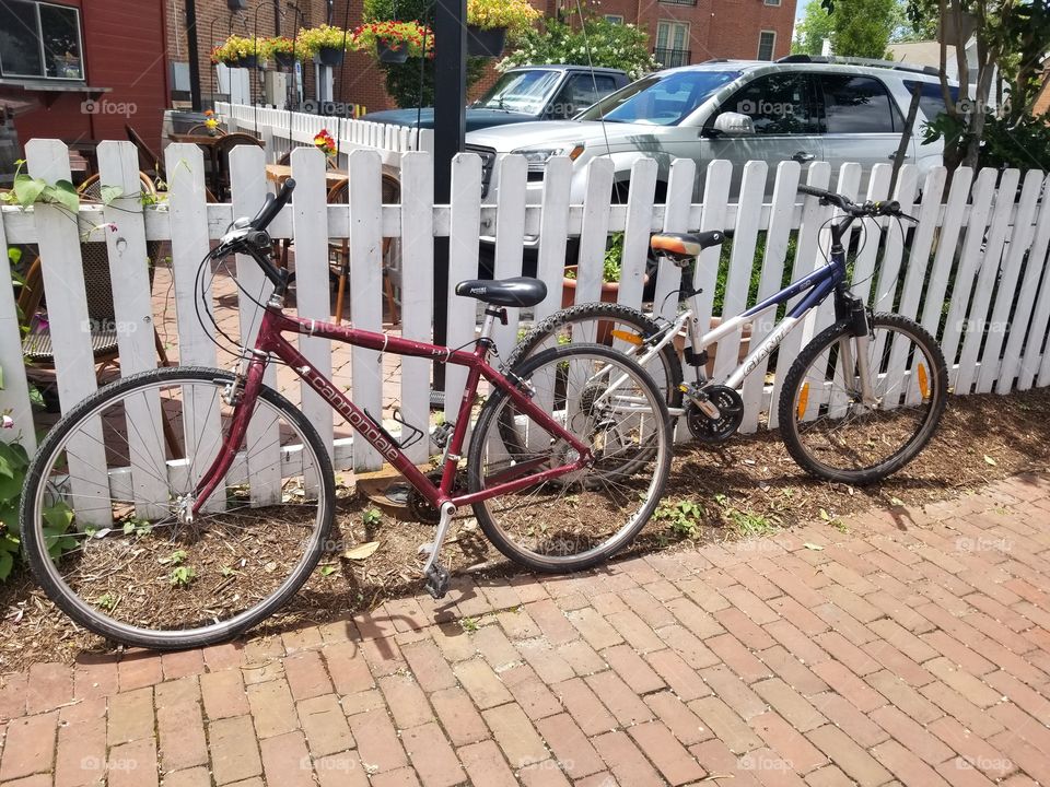 Bicycles around town