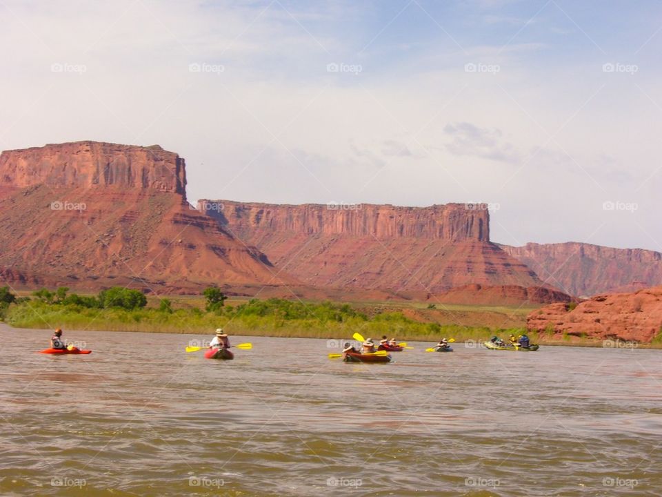Rafting on the Colorado River