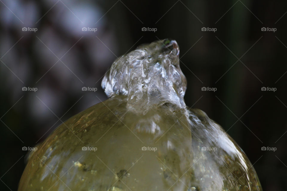 Water styling for gardens decoration