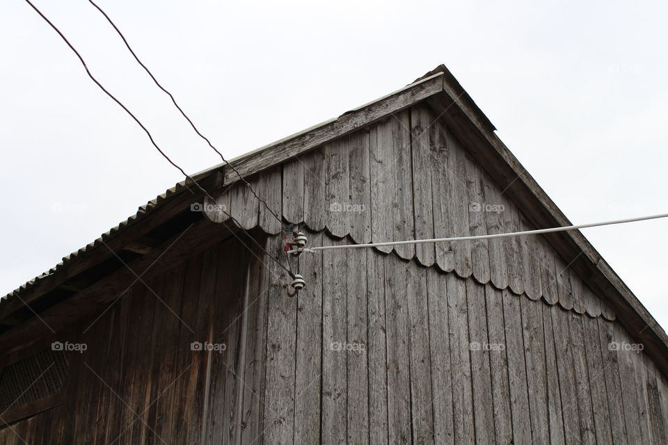 Barn and wires