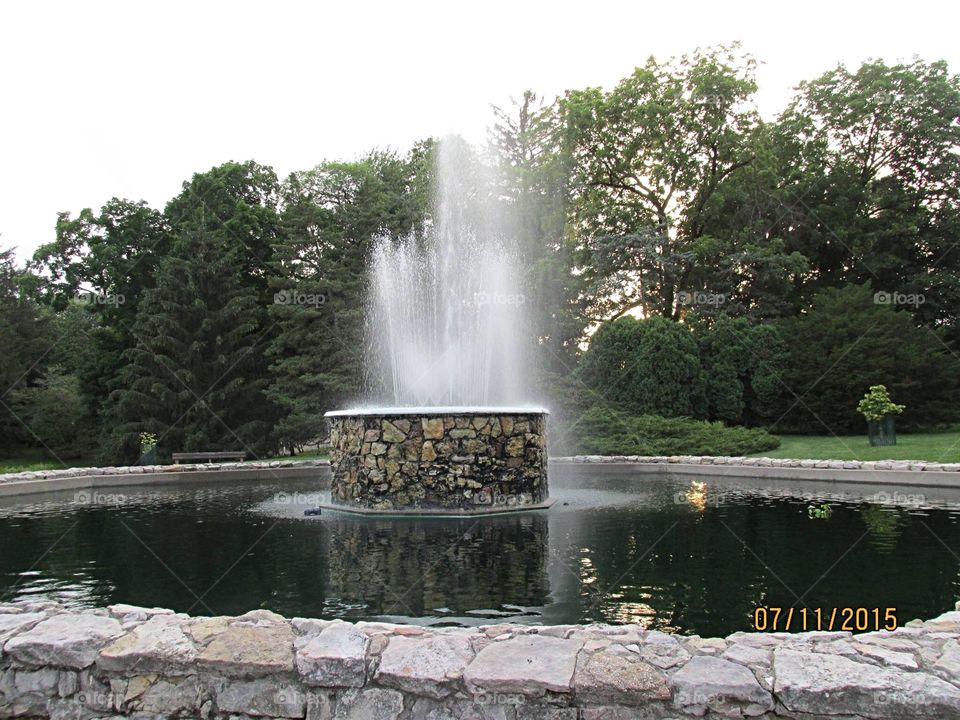 Park fountain