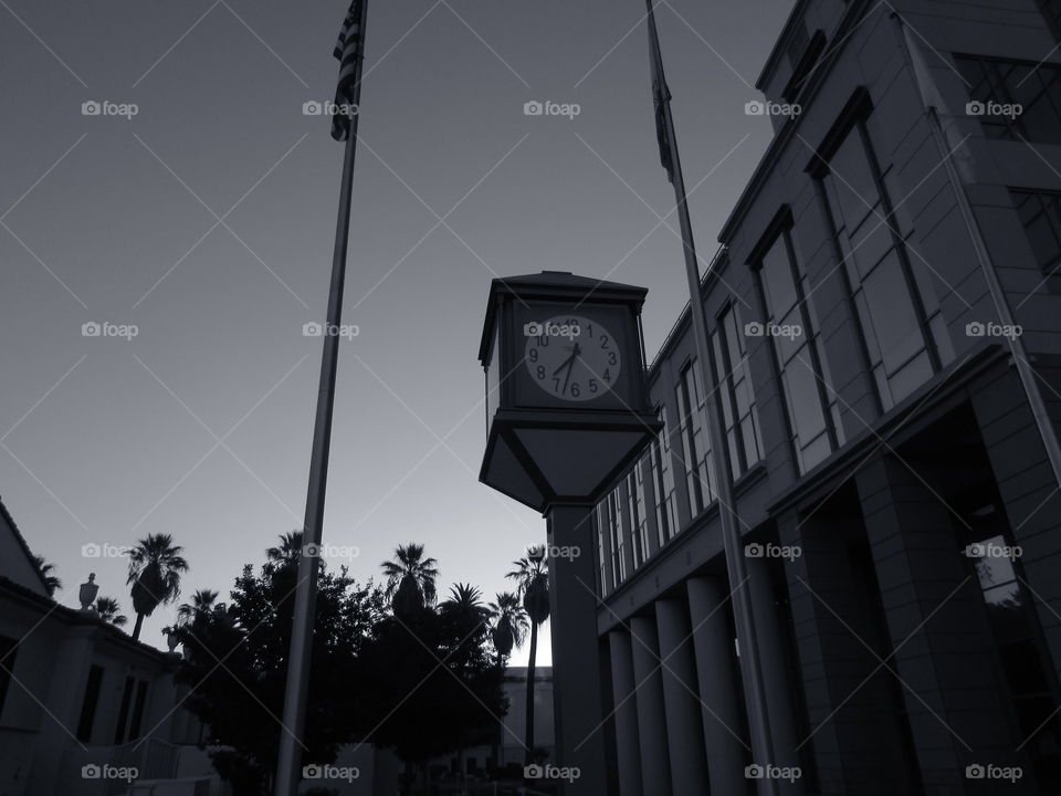 black and white architecture. old town Fairfield California