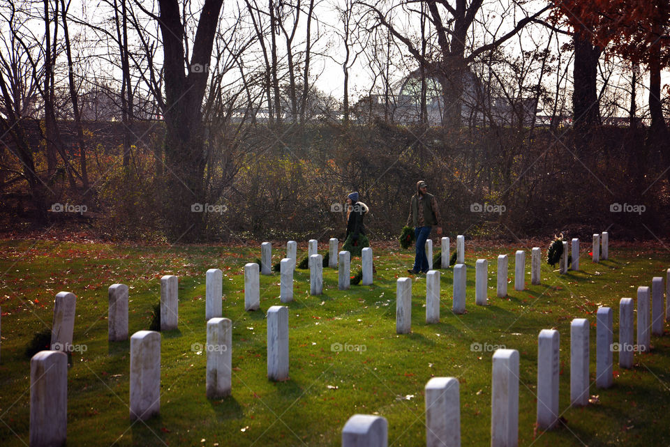 Arlington national cemetery. wreaths across America