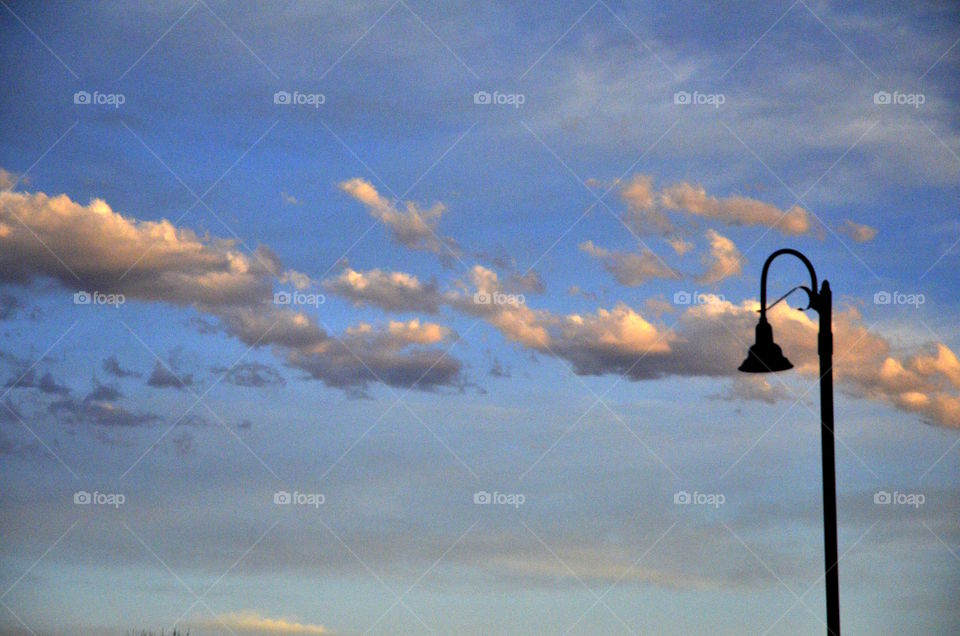 Street Lamp and Clouds