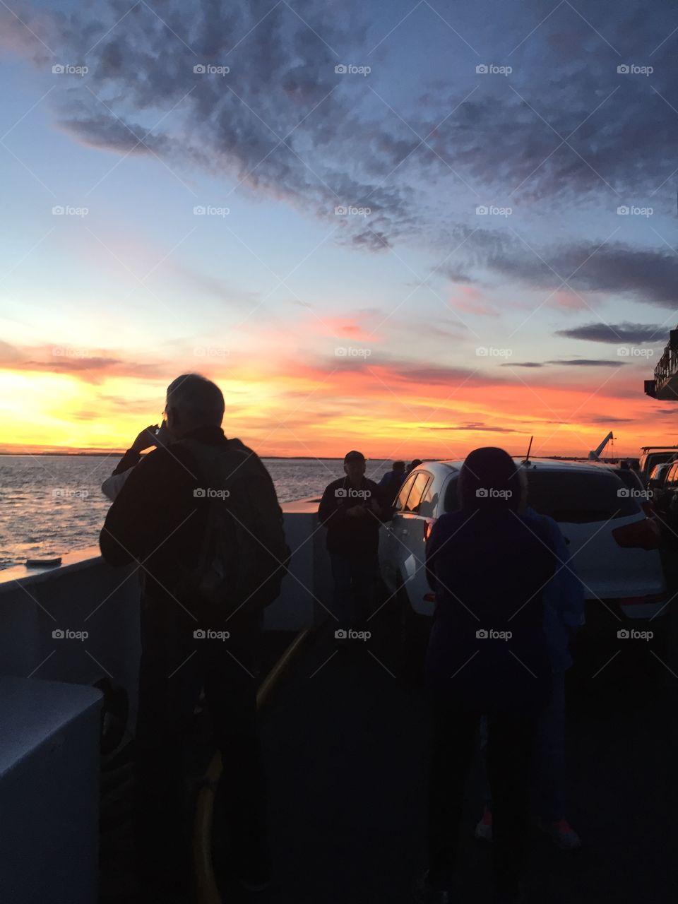 The views of the Martha’s Vineyard ferry 