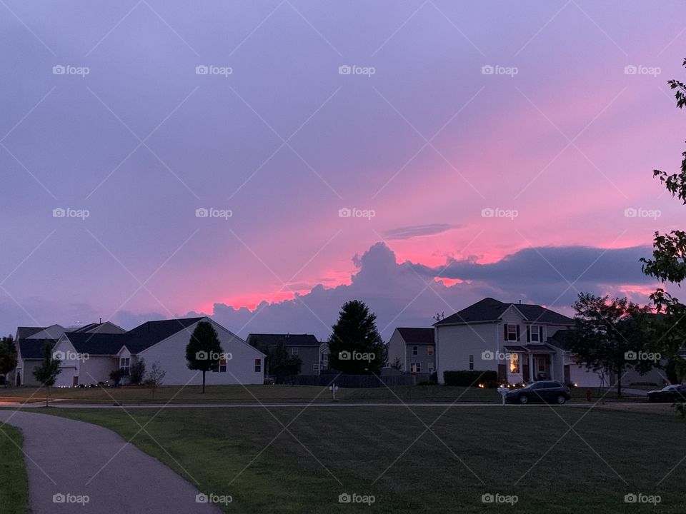 Rain clouds coming in 🌩