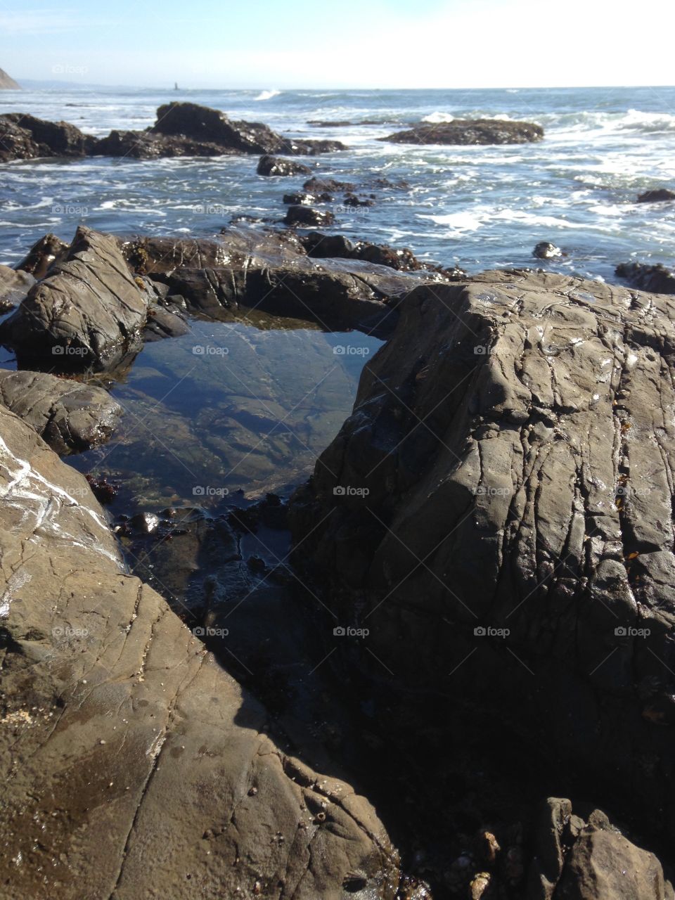 Beach at Half Moon Bay, California 