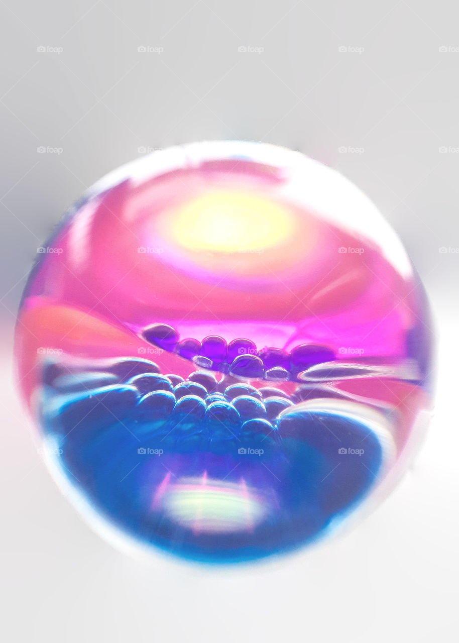 abstract photography liquid timer ball