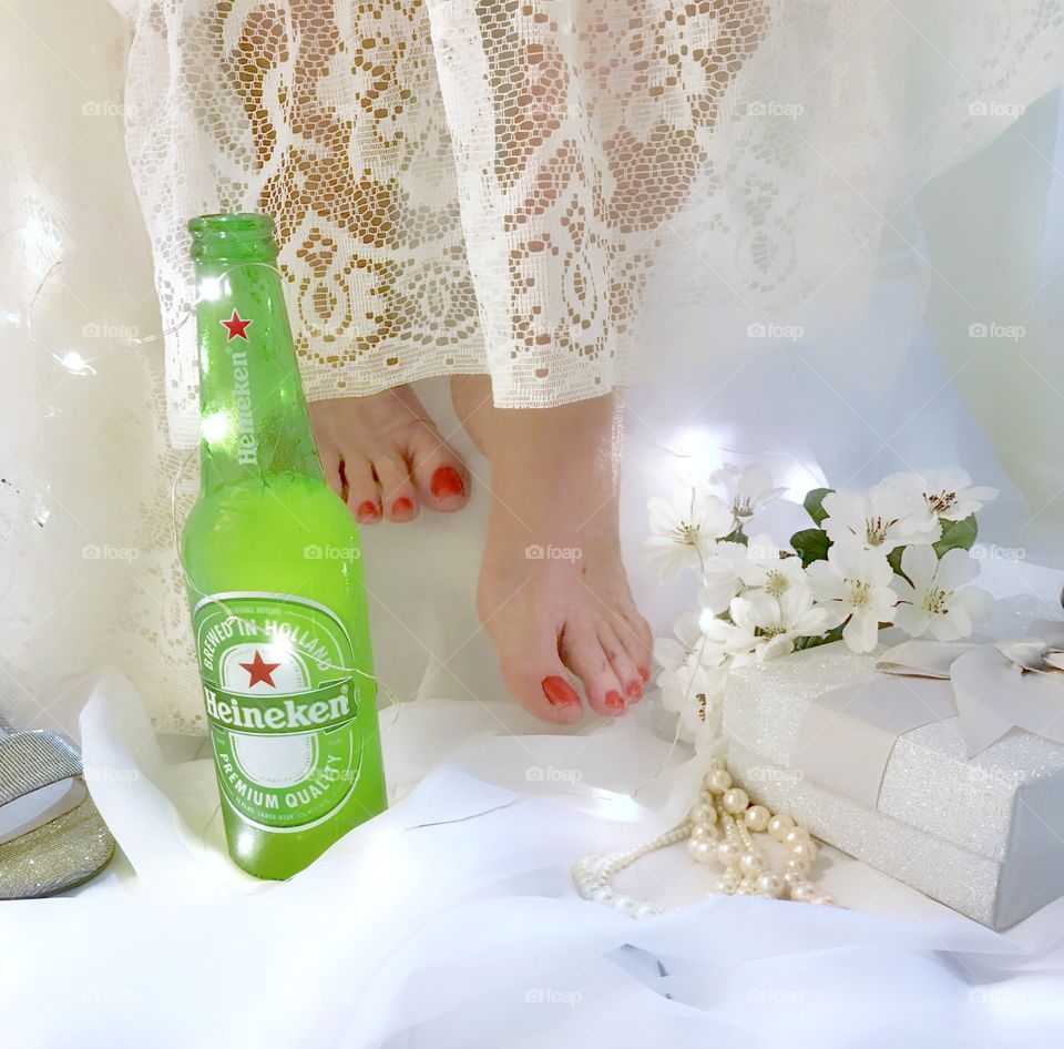 Calming the pre-wedding jitters with Heineken 