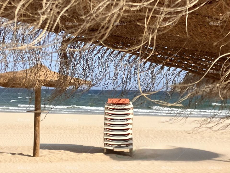 Beach just before summertime 