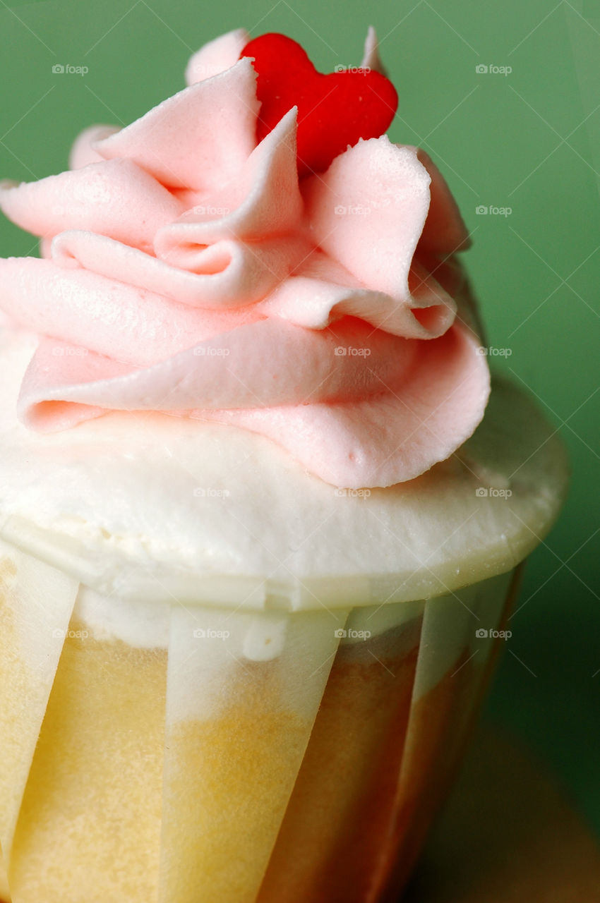 Heart cupcake 