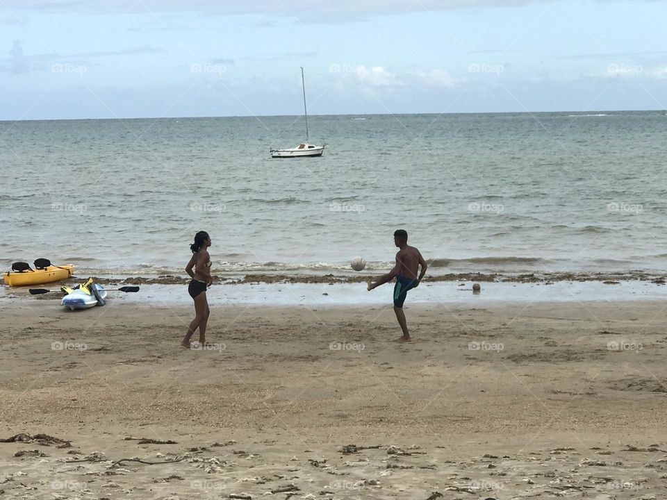 Já jogou alta na praia ?