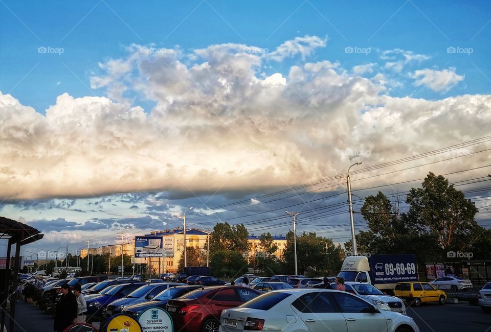 Sunset sky mood clouds moody nature greens wild outdoor outside joy happy
