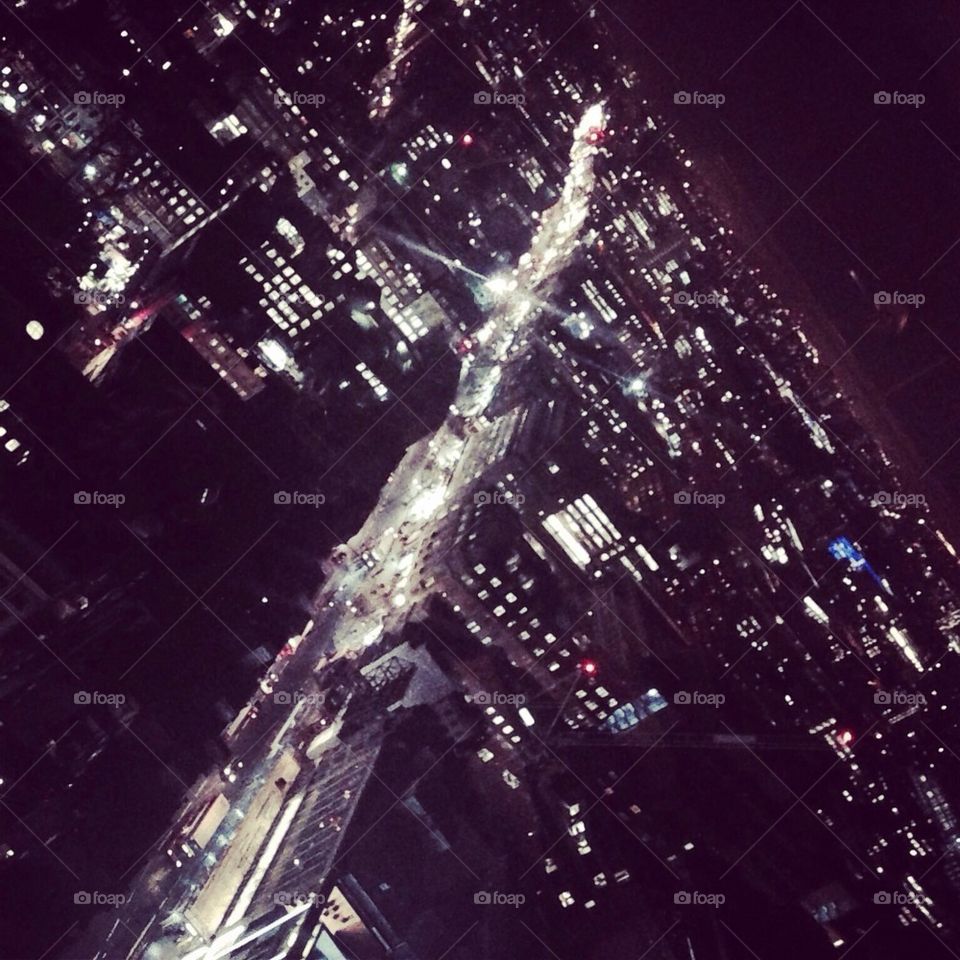 Night view of London