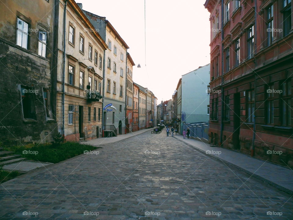 on the old streets of Lviv