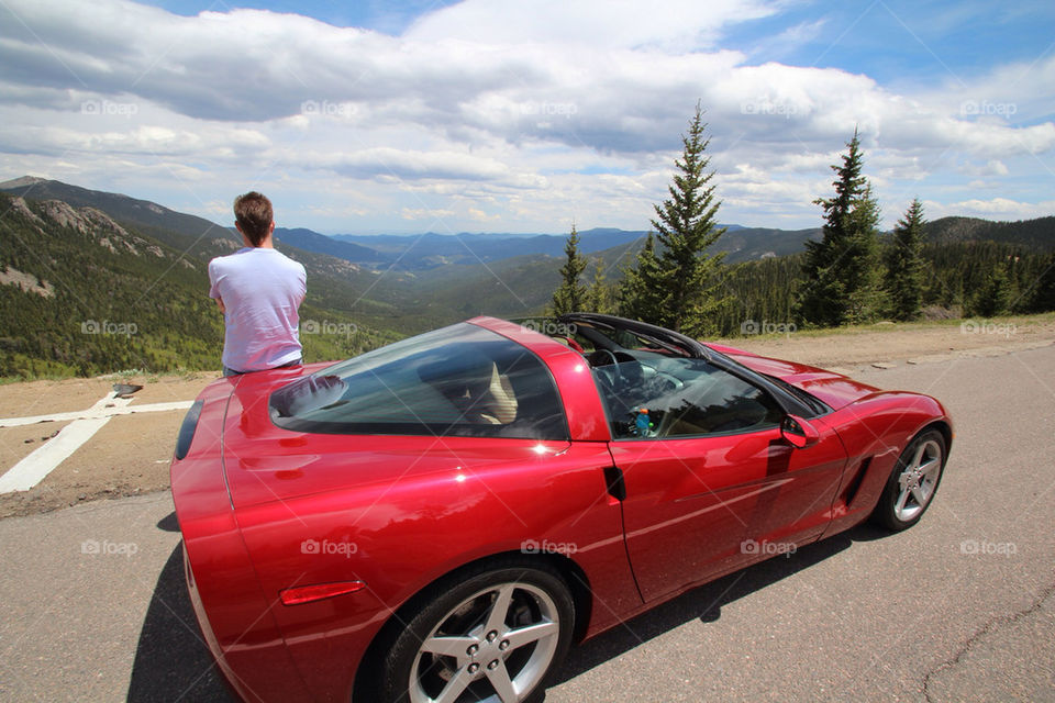 sky mountains corvette off by jaedelrey