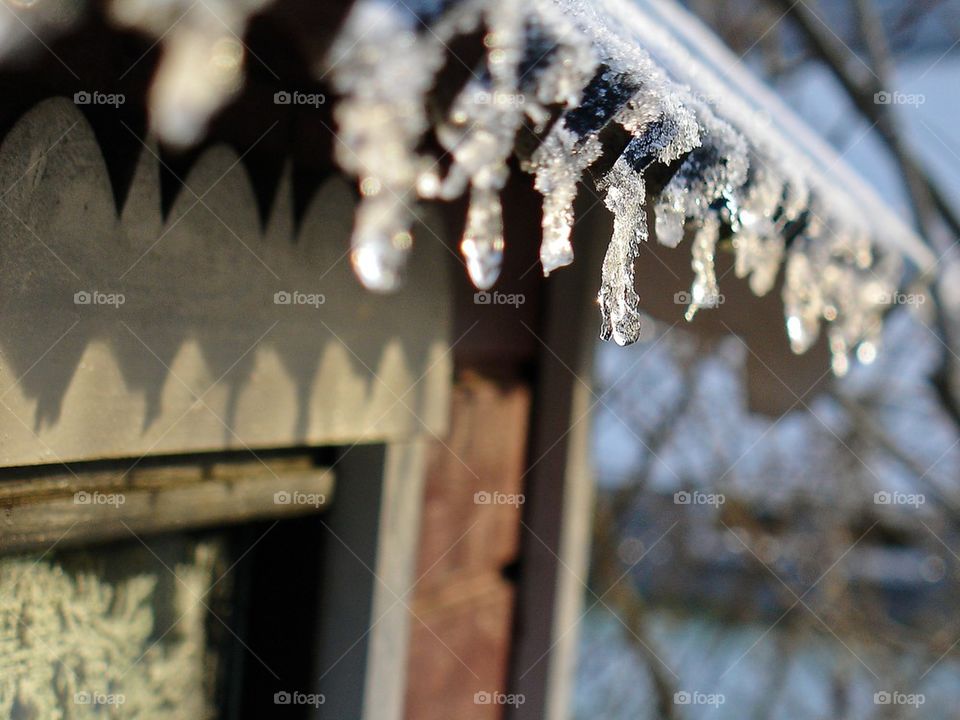 Ice in the sun