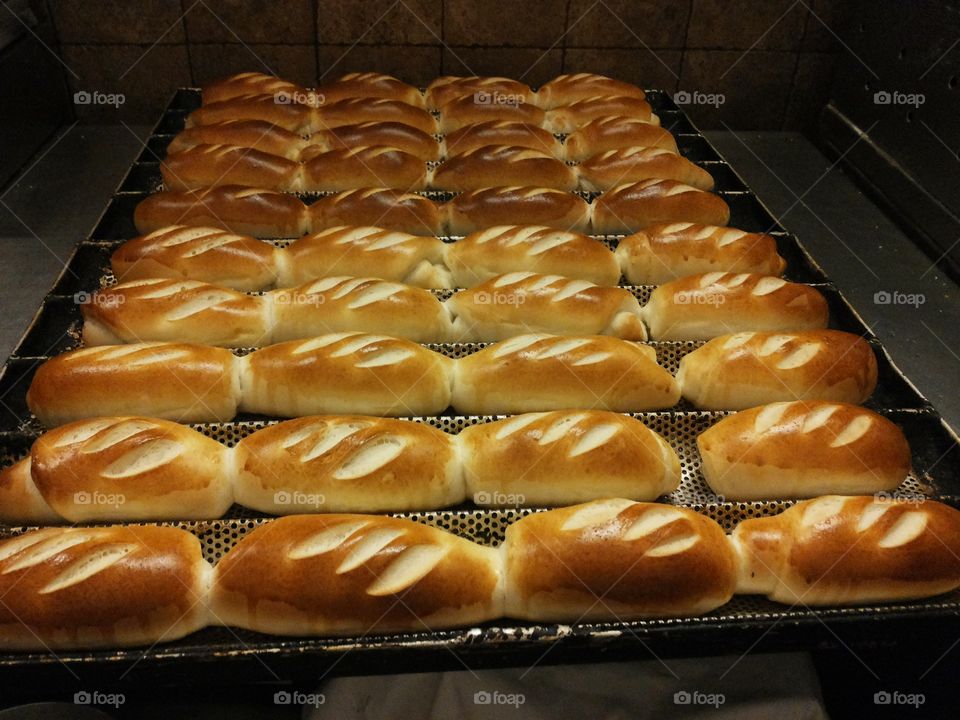 butter croisant. hot and fresh