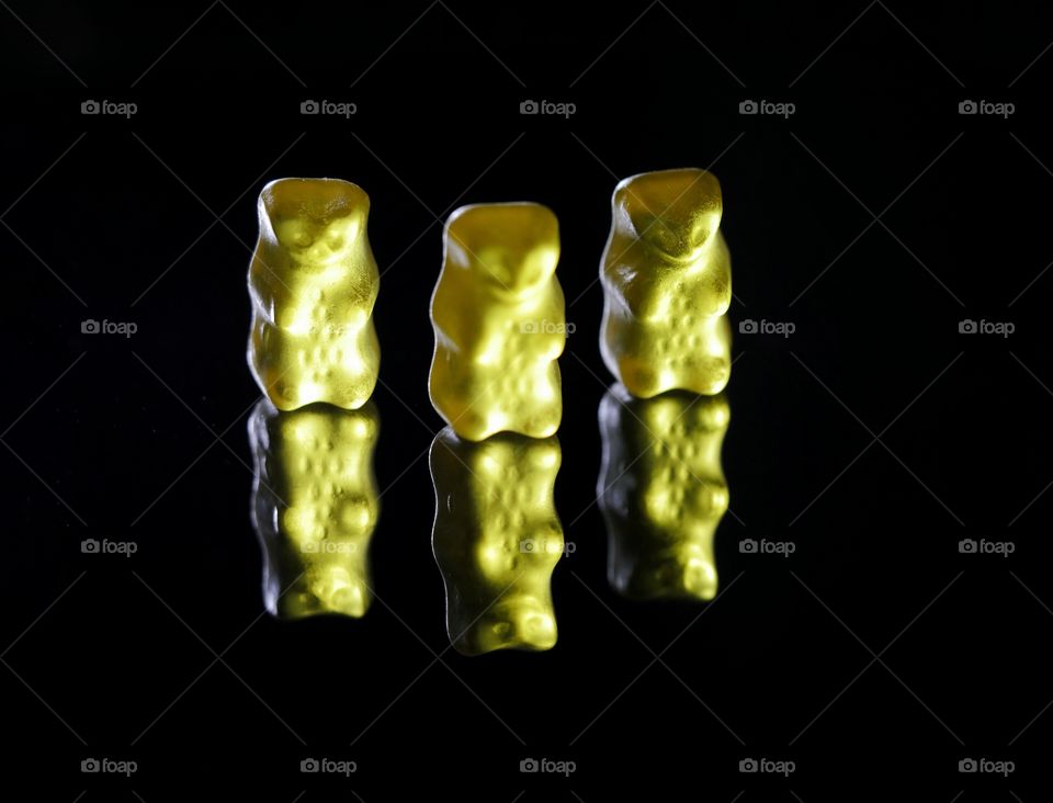 Yellow gummy bears