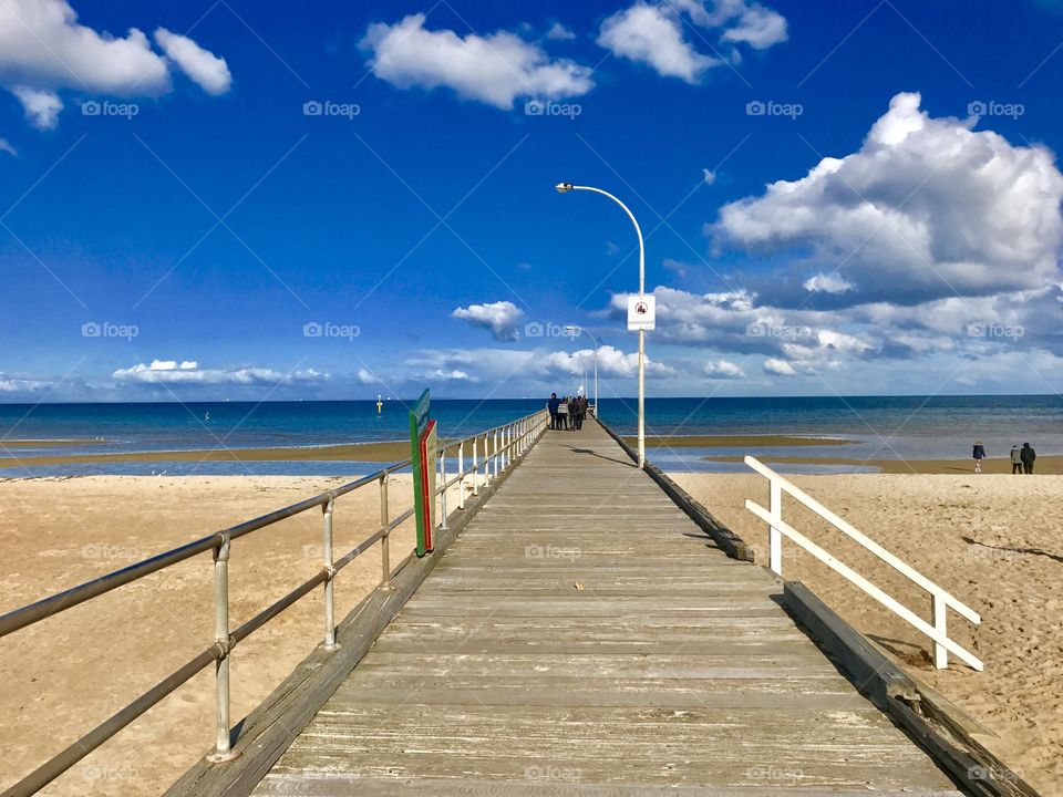Altona Jetty during Winter