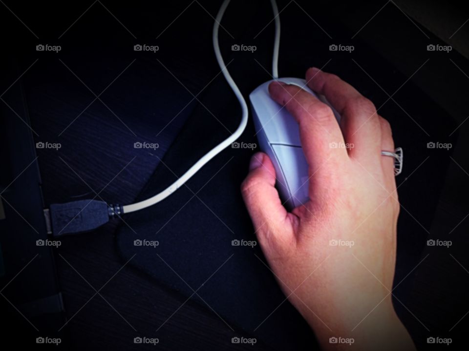 Where it all starts, working on the computer 