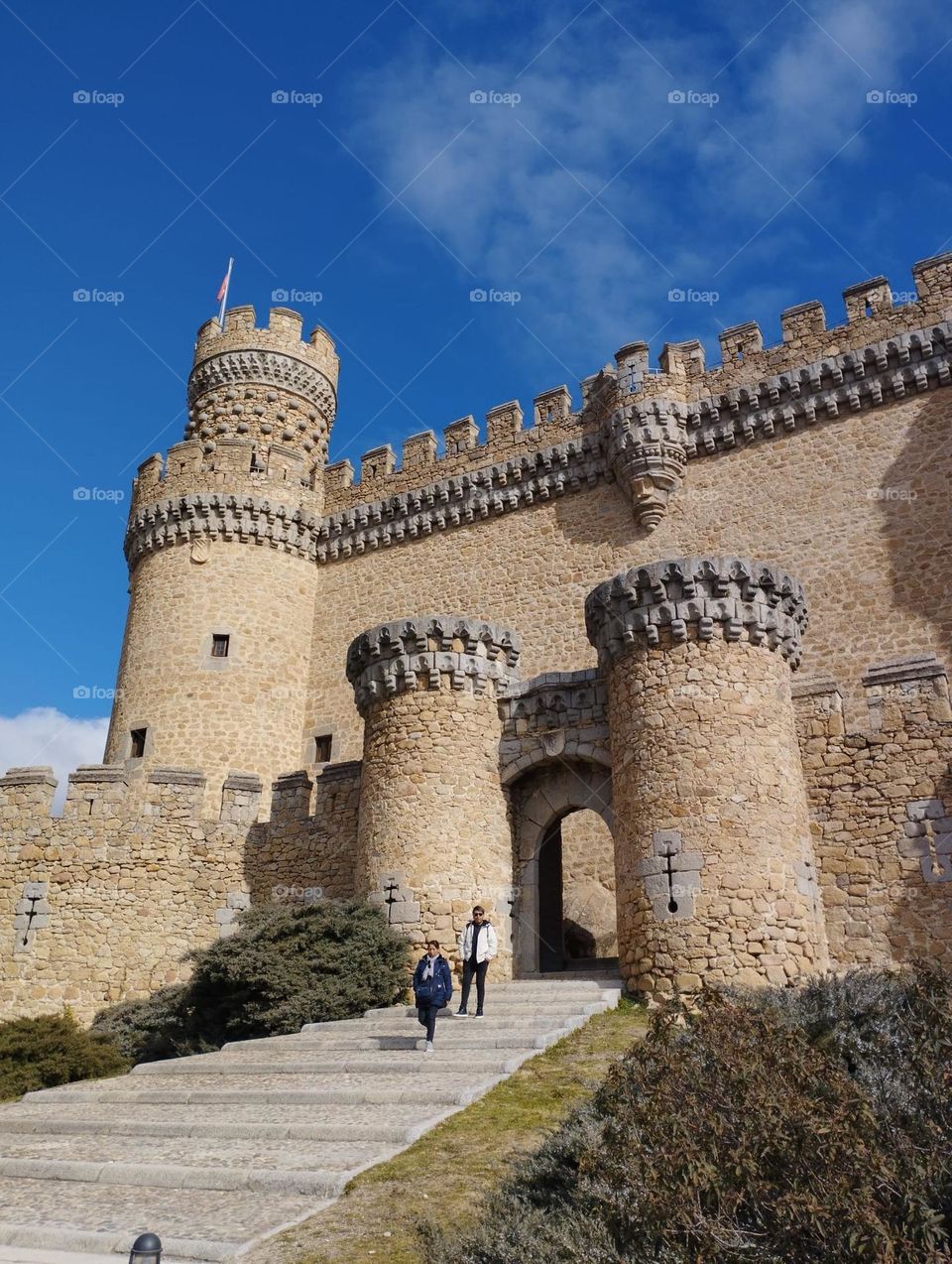 The Castle of Manzanares El Real is a jewel of the Community of Madrid