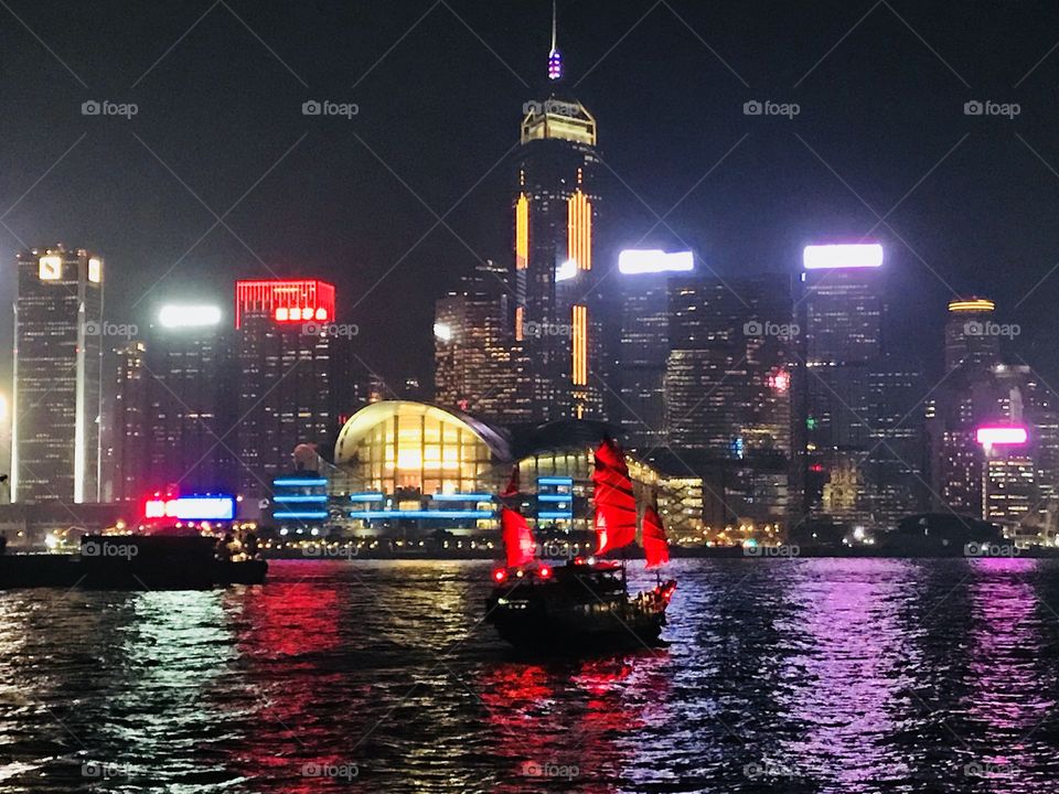Hongkong Evening View