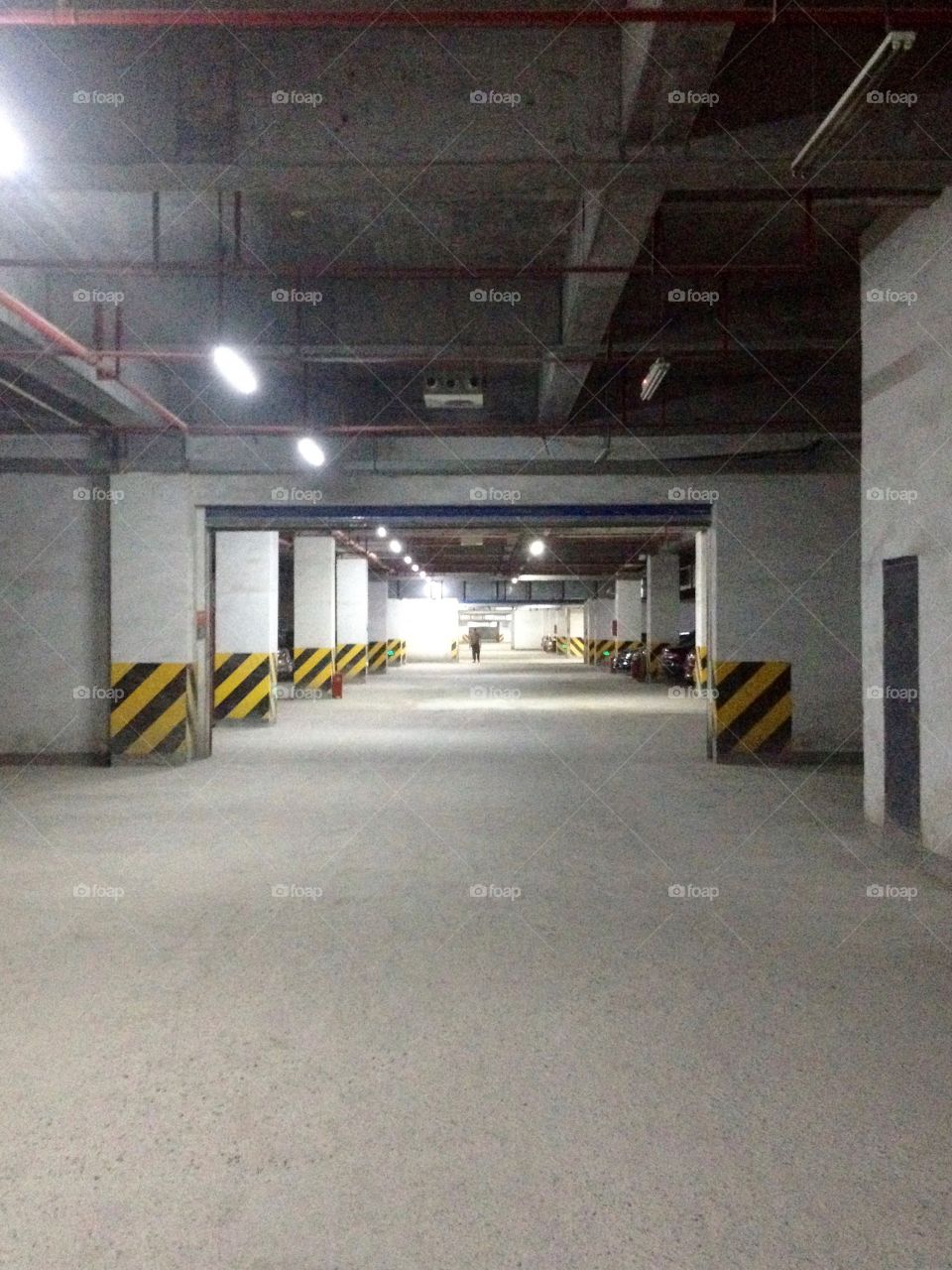 Parking under ground