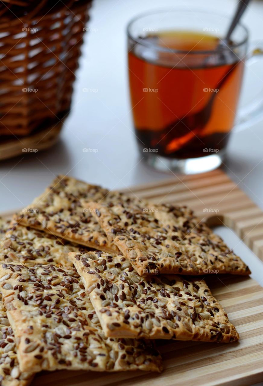 cookies with tea