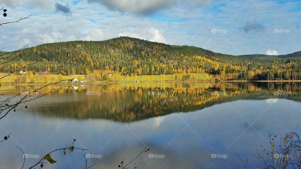 Reflections in Sigdal, Norway