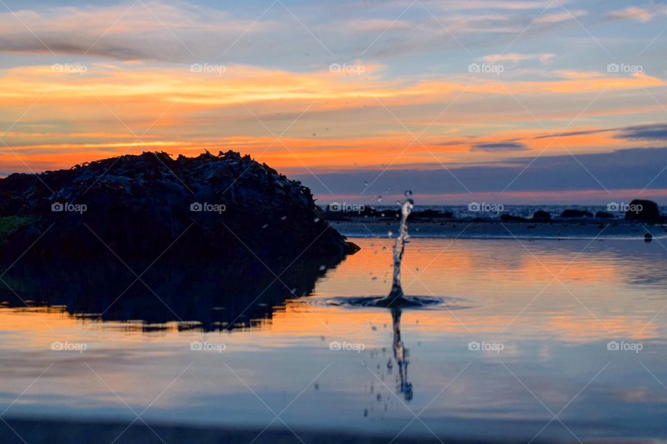 A drop into the night