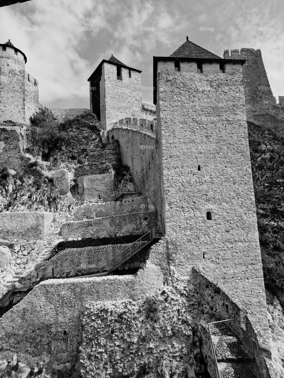 the Golubac fortress, a remarkable architectural monument in Serbia