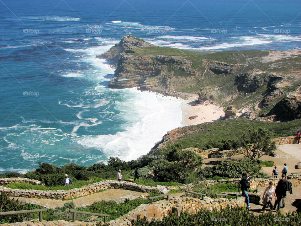 south Africa shore and wonderful small beach
