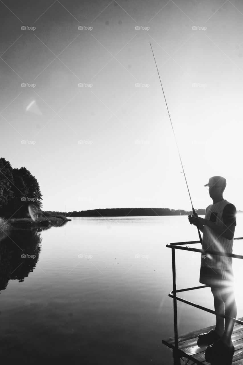 fishing near lake