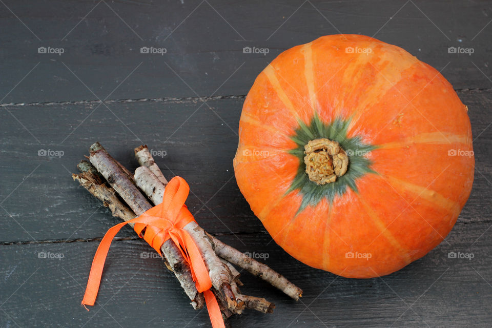 Pumpkin, vegetable, orange