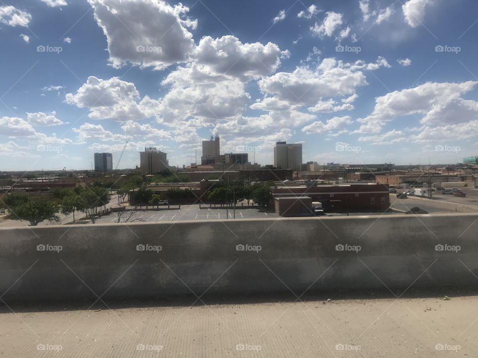 View of downtown Lubbock, TX.