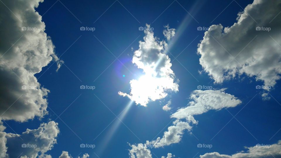Low angle view of cloudy sky