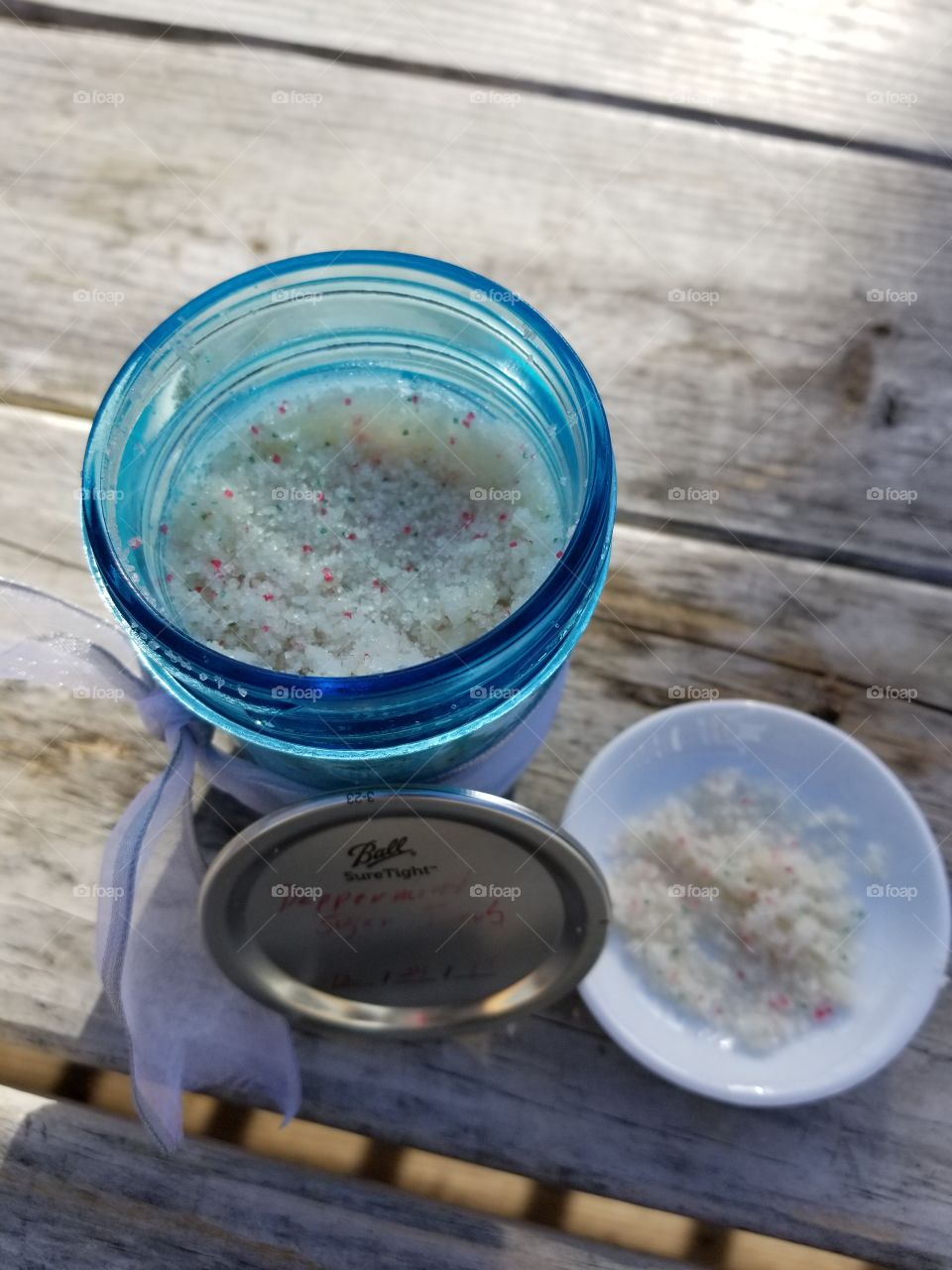 Christmas sugar scrub