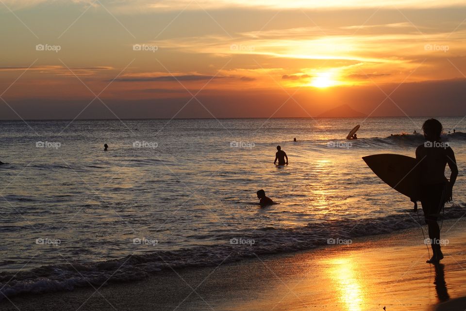 Beautiful Brazil Sunset Landscape