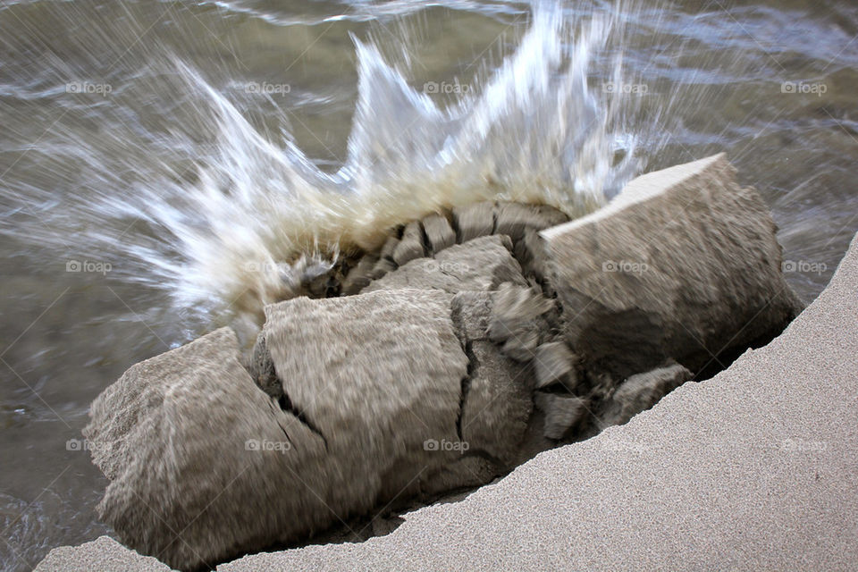 water sand slide splash by vixlens