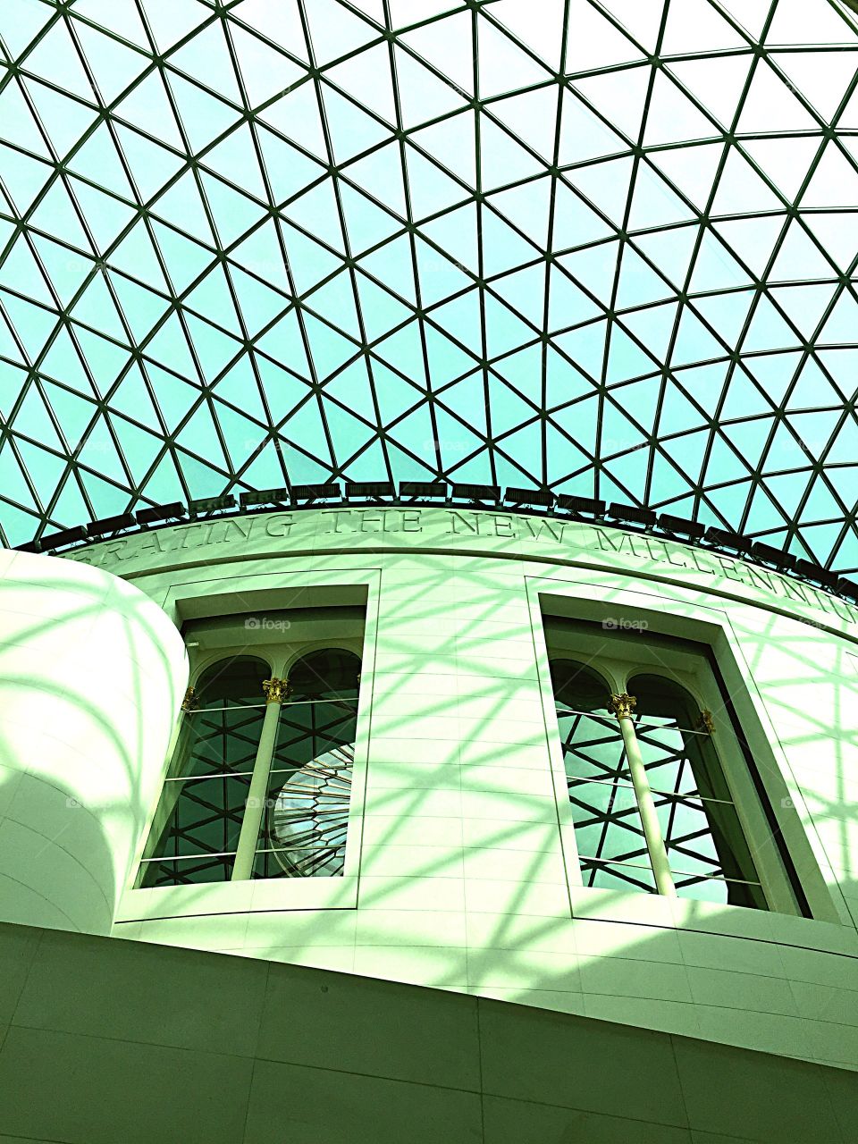 Amazing roof at the British Museum in London!