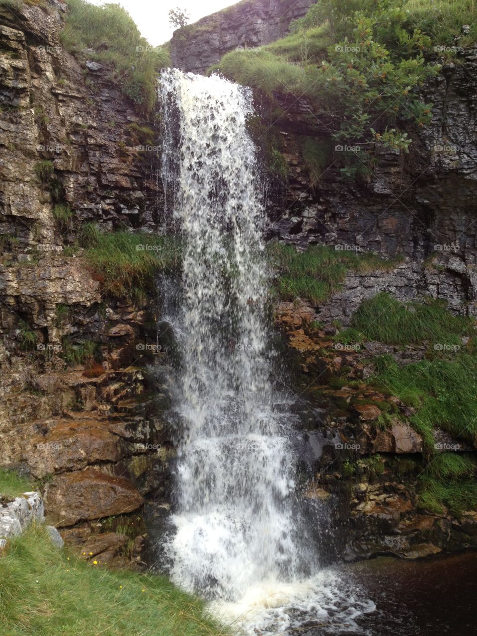 Yorkshire Dales waterfall